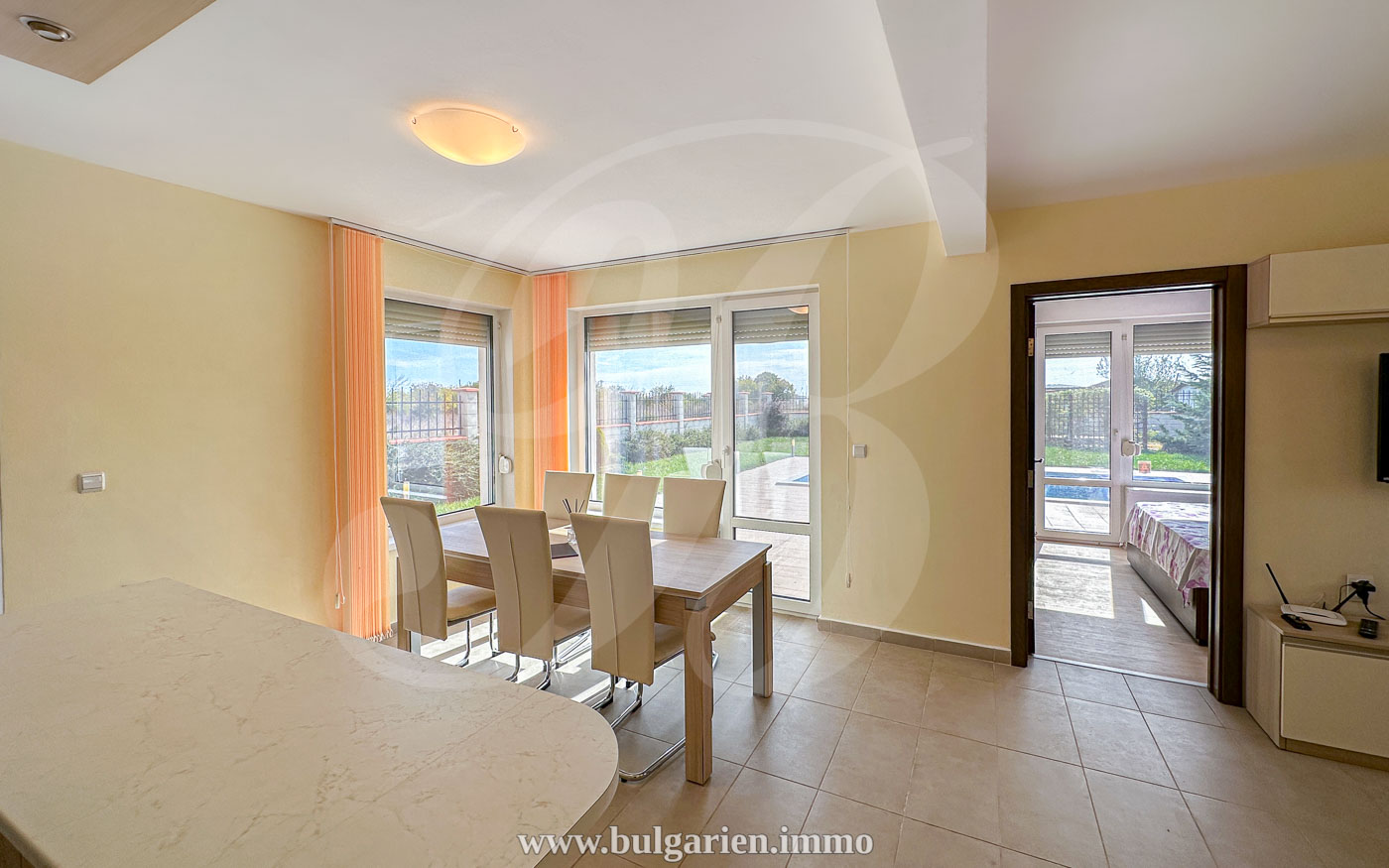 Villa with sea-pool and view near beaches and golf courses